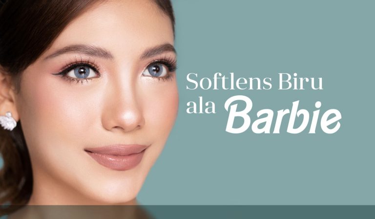 SOFTLENS BIRU ALA BARBIE