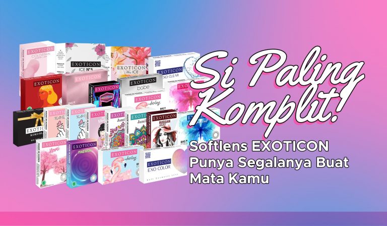 Si Paling Komplit! Softlens Exoticon Punya Segalanya Buat Mata Kamu 👑🧃 