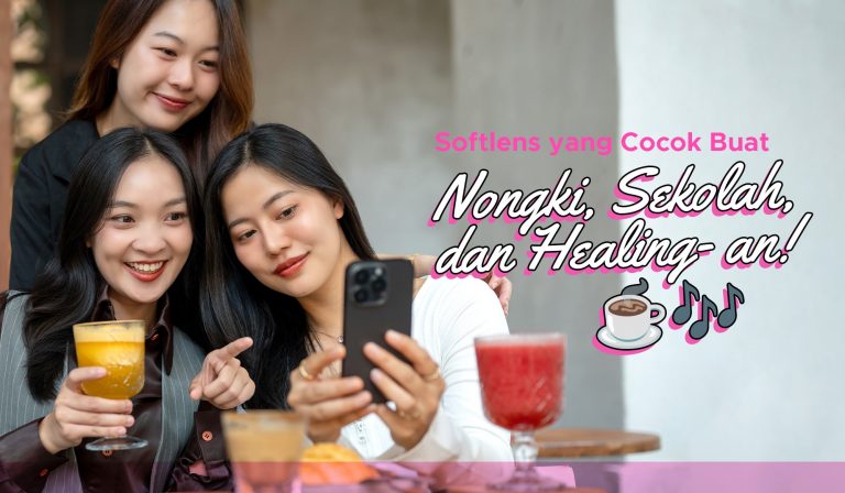 Softlens yang Cocok Buat Nongki, Sekolah, dan Healing-an! ☕🎶   