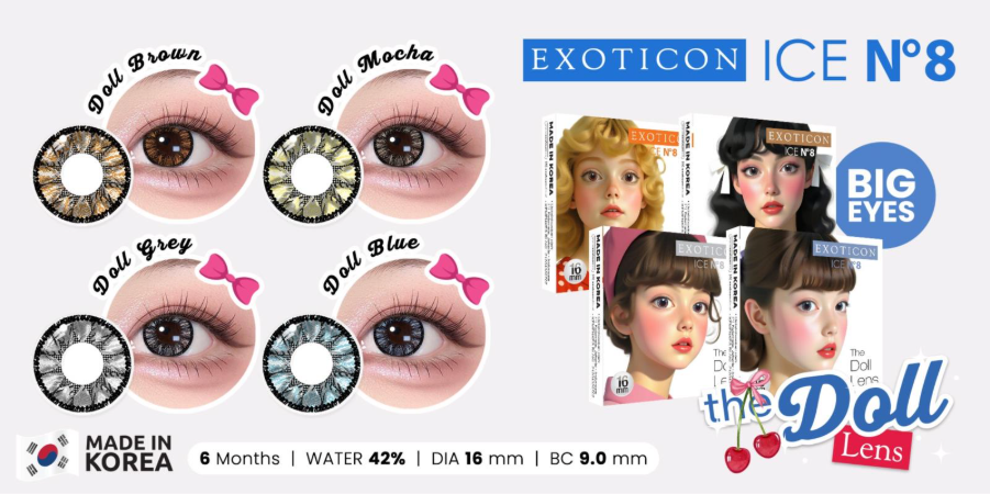 Lagi Viral! 💖 Softlens ICE N8 Bikin Mata Secantik Boneka