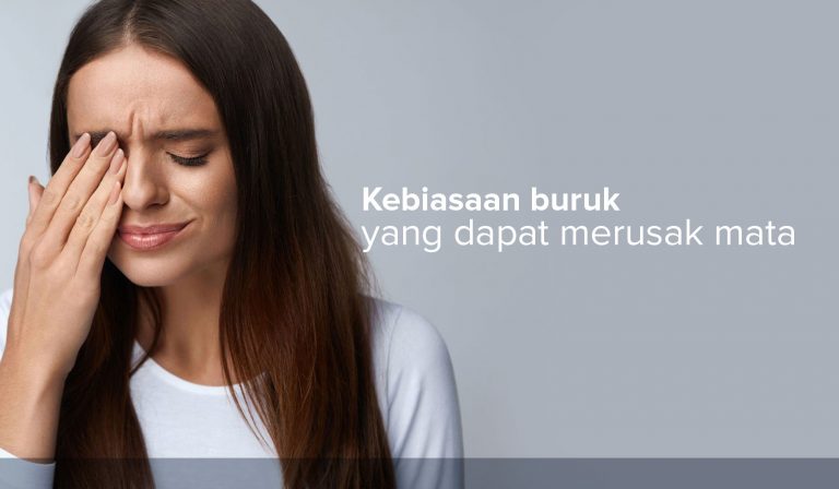 Kebiasaan Buruk Yang Dapat Merusak Mata