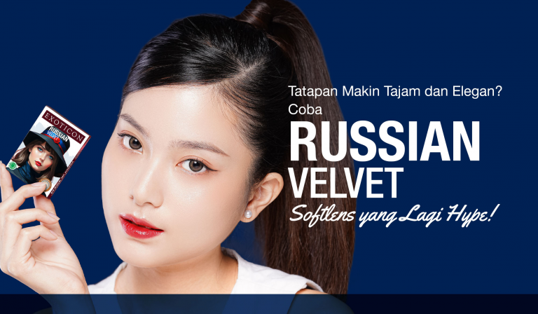 Tatapan Makin Tajam dan Elegan? Coba Russian Velvet, Softlens yang Lagi Hype! 